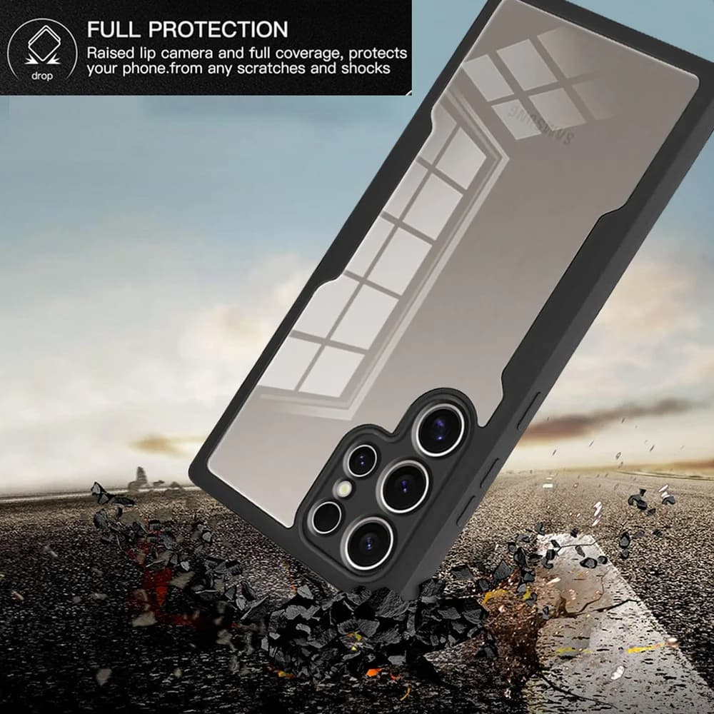 Techsuit ColorVerse 360 Series Screen Protector Samsung Galaxy S24 Ultra Black - náhled 2