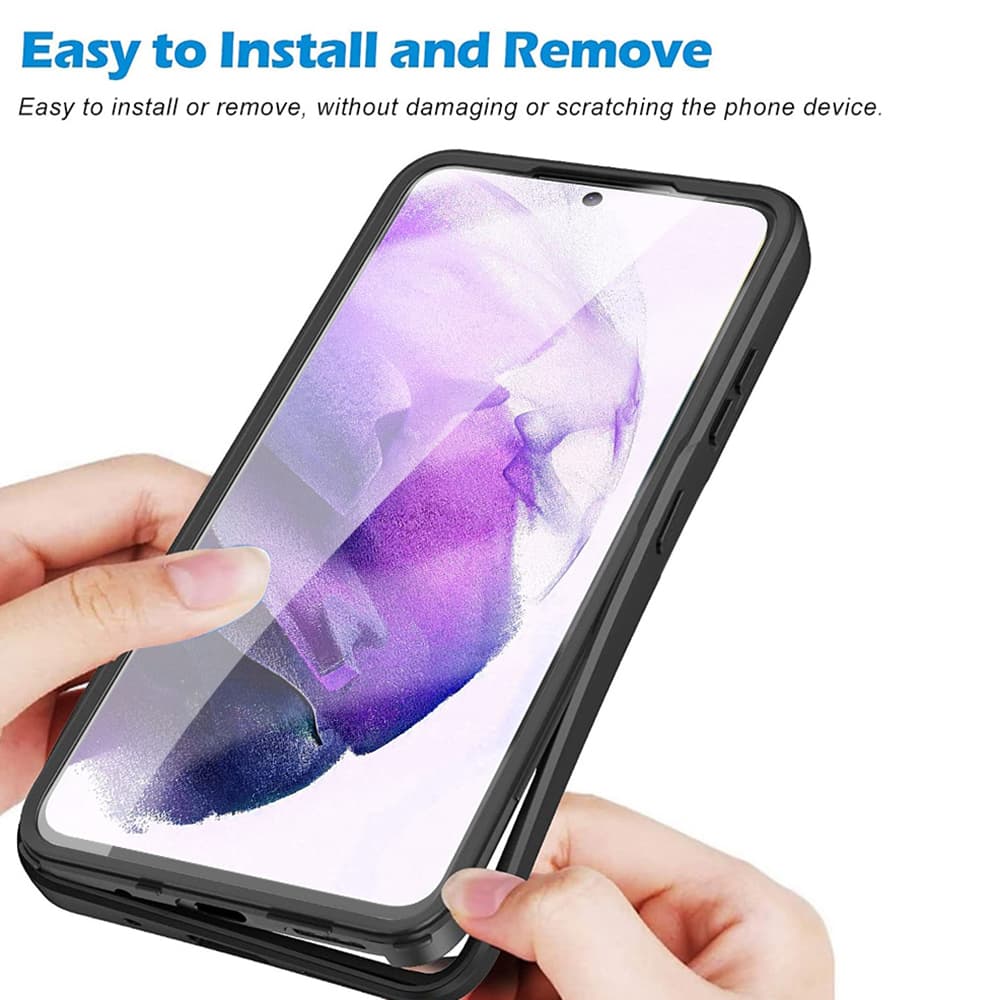 ColorVerse 360 Series + Screen Protector Samsung Galaxy S21 FE 5G černé - náhled 2