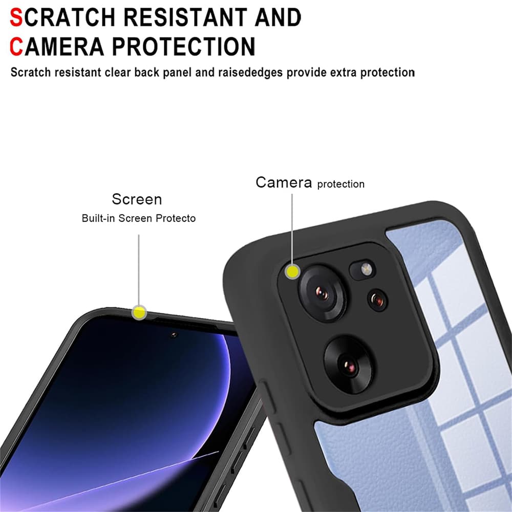 Techsuit ColorVerse 360 Series Screen Protector Xiaomi Redmi 12 4G Black - náhled 2