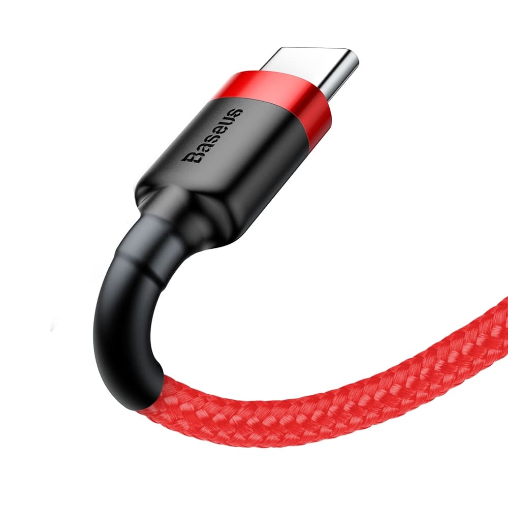 Baseus Cafule USB Type-C Rychlonabíjecí 3A 0.5m Červený - náhled 2