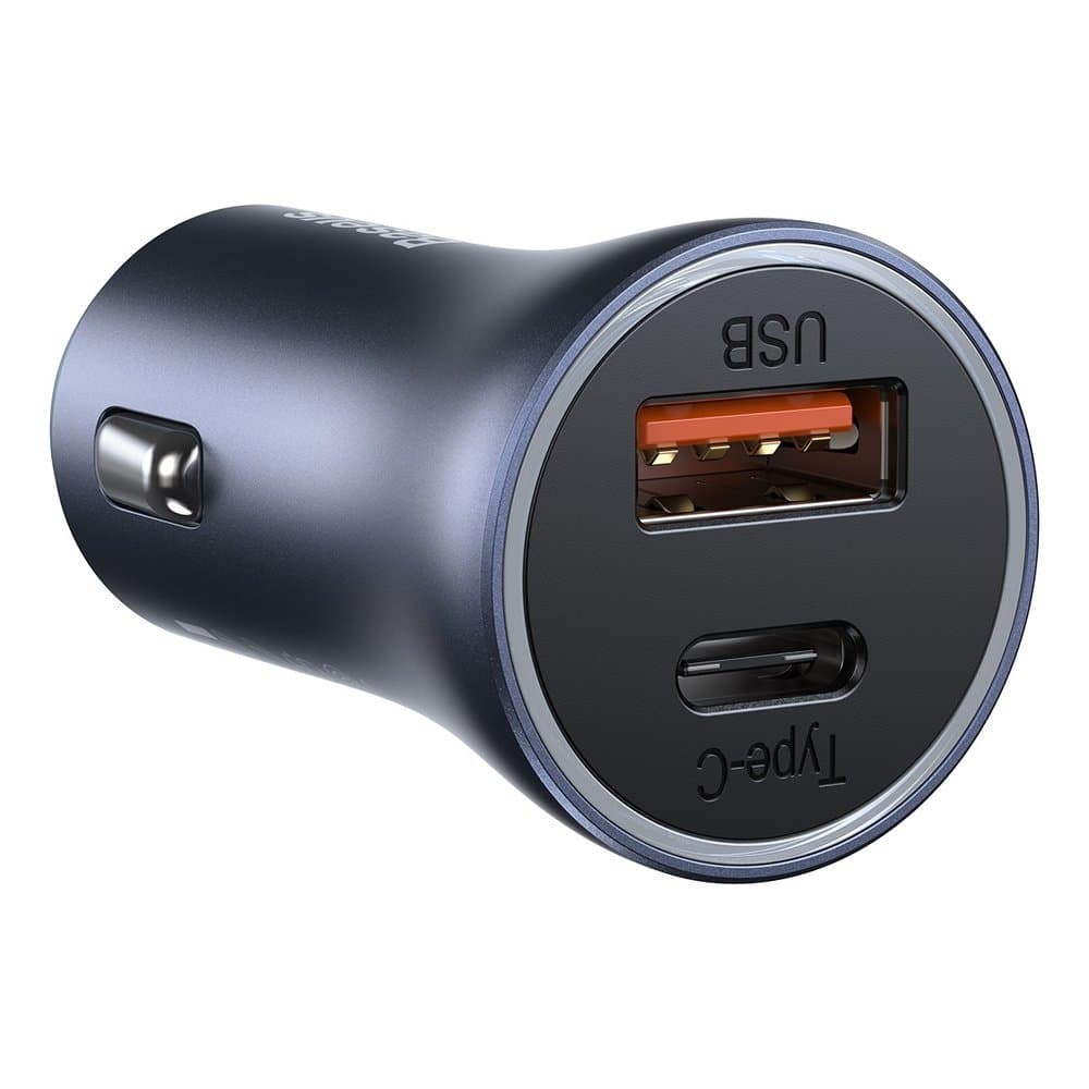 Baseus Autonabíječka Golden Pro 40W USB-A USB-C Tmavě šedá - náhled 2