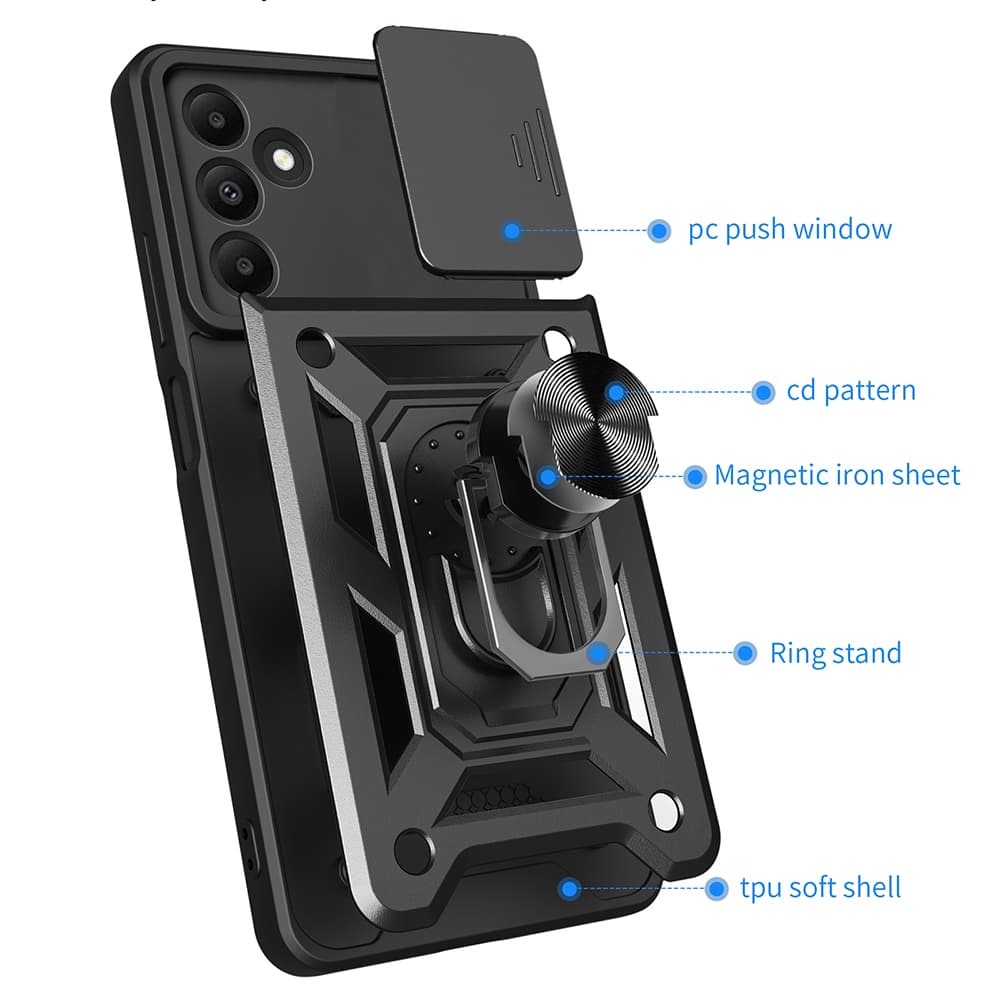 Techsuit řada CamShield Samsung Galaxy A15 4G A15 5G Modré - náhled 2