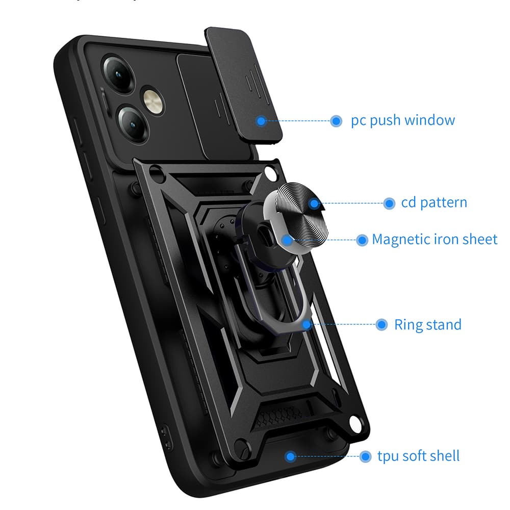 Techsuit CamShield Series Motorola Moto G14 Modrý - náhled 2