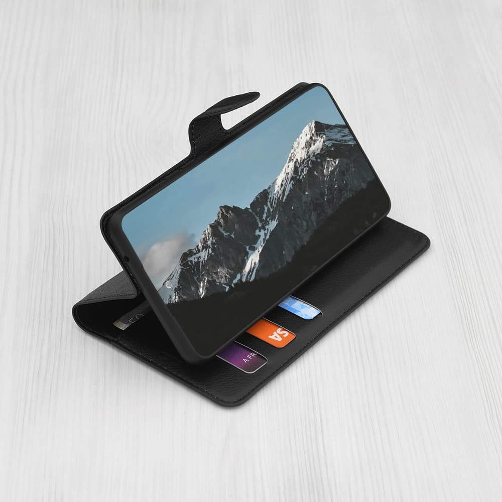 Techsuit kožené pouzdro folio pro Xiaomi Poco F8 Pro, černá - náhled 2