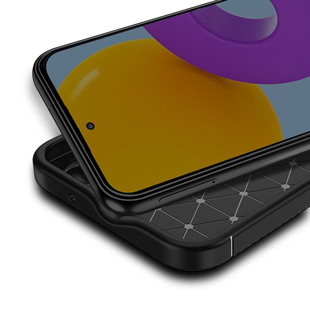 Techsuit CarbonFiber obal Samsung Galaxy A54 černý - náhled 2