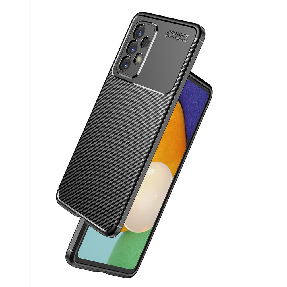 Techsuit CarbonFiber Samsung Galaxy A53 5G Black - náhled 2