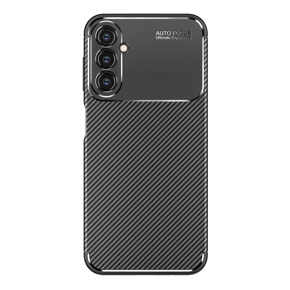 Techsuit CarbonFiber kryt Samsung Galaxy A14 4G 5G Black - náhled 2