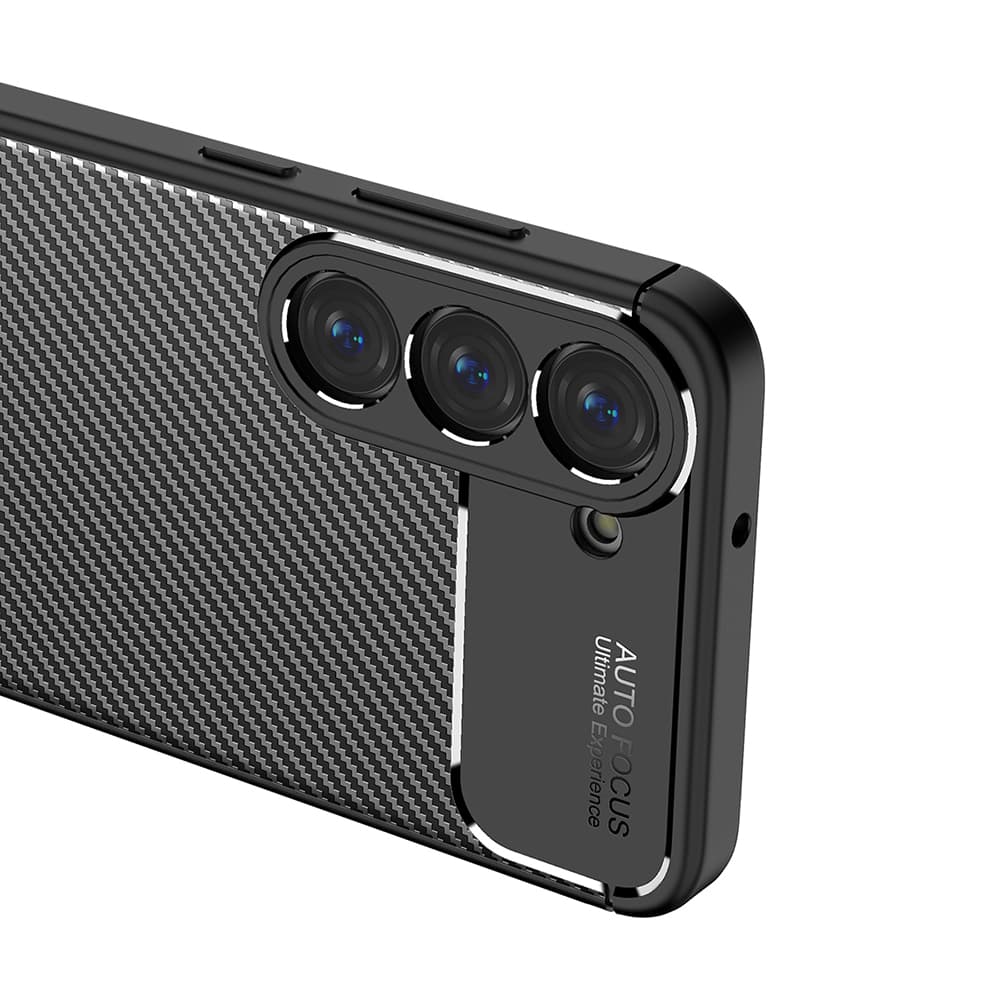 Techsuit CarbonFiber Samsung Galaxy S23 Black - náhled 2