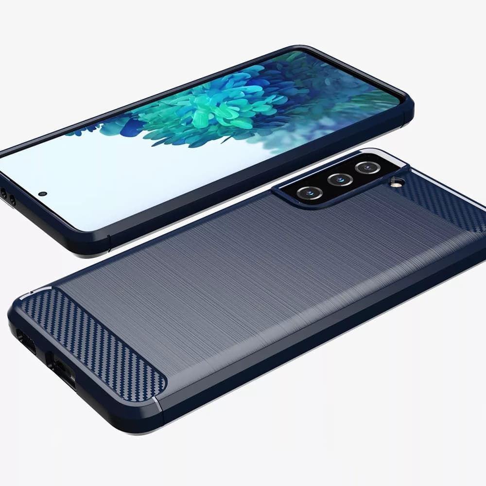 Techsuit Karbon Silikon Samsung Galaxy S20 FE S20 FE 5G Modrý - náhled 2