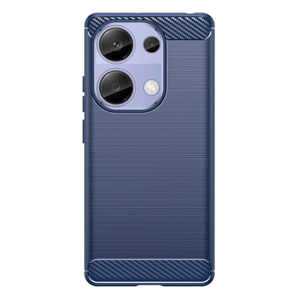 Techsuit CarbonSilicone Redmi Note13Pro4G PocoM6Pro4G modrá - náhled 2