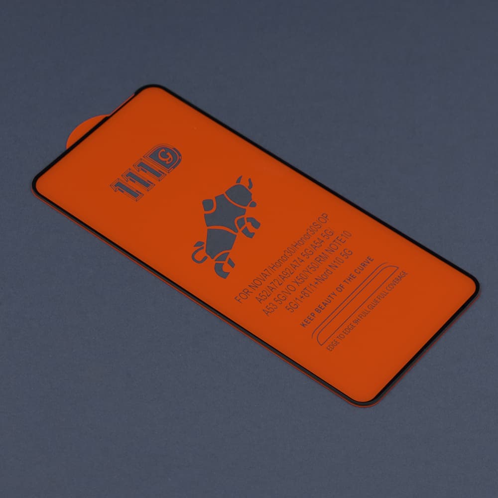 Techsuit 111D Celoplošné celolepicí sklo Xiaomi Redmi 10 2022 Černé - náhled 2