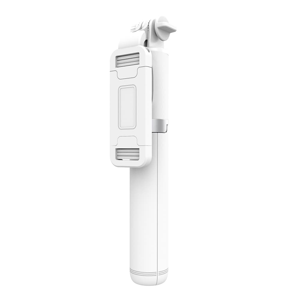 Techsuit Selfie tyč Q01 Bluetooth ovladač stativ 101cm Bílá - náhled 2