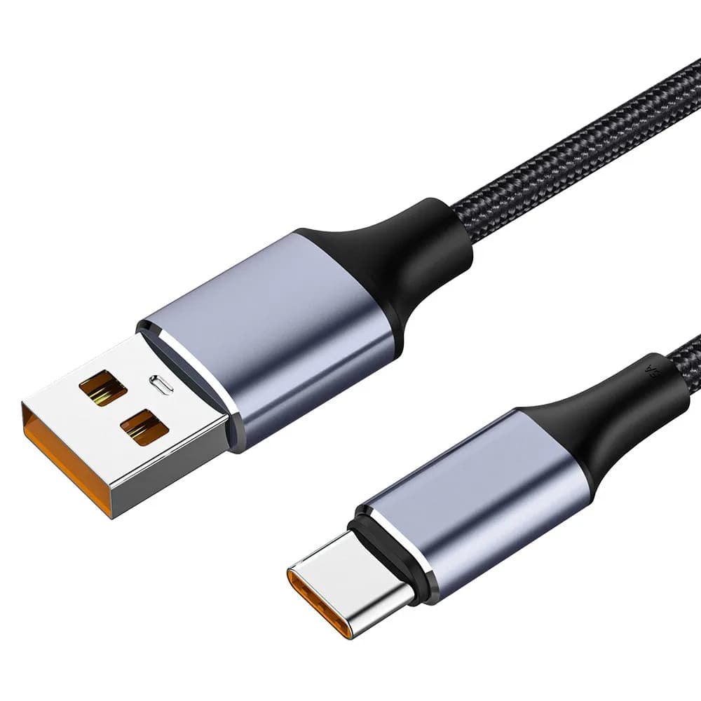 Techsuit Datový kabel PCB018 USB-A na Type-C 100W 1m Černý - náhled 2