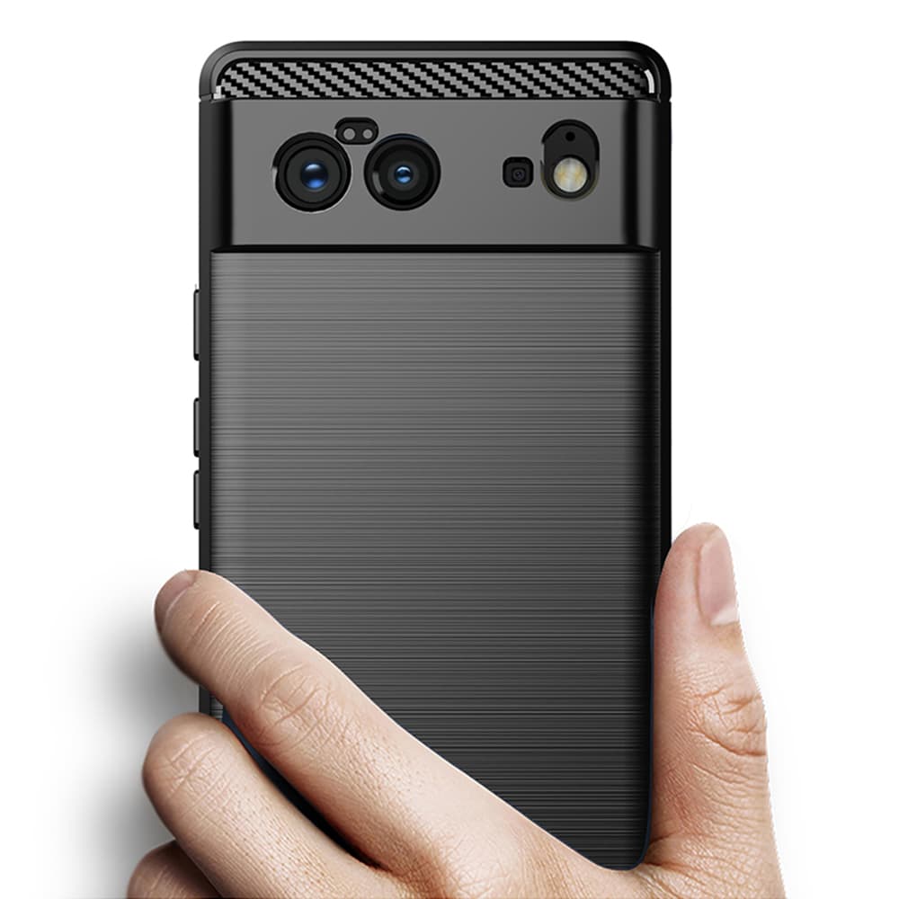Techsuit Karbon Silikon Google Pixel 6 Černá - náhled 2