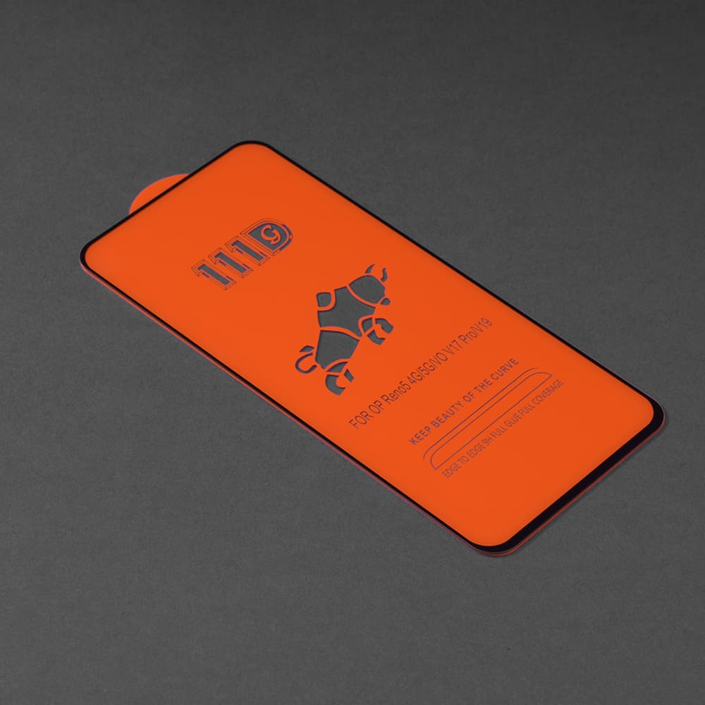 Techsuit 111D Plné sklo Oppo Reno6 5G (Mediatek) Black - náhled 2