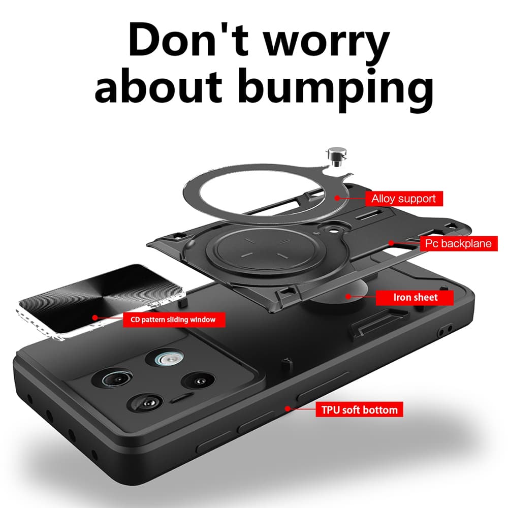 Techsuit Ochrana kamery Pro Xiaomi Redmi Note 13 Pro 5G Poco X6 Černá - náhled 2
