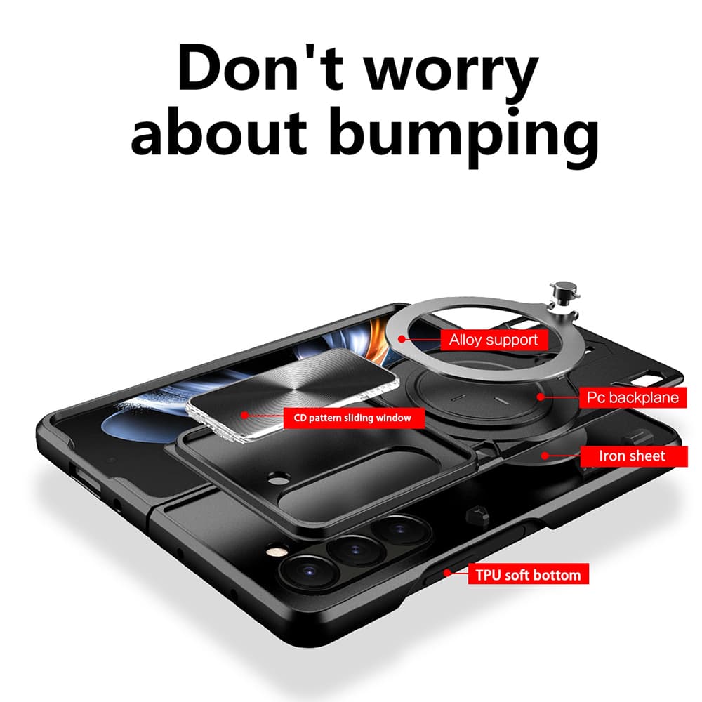 Techsuit CamGuard Pro Samsung Galaxy Z Fold6 Růžové zlato - náhled 2