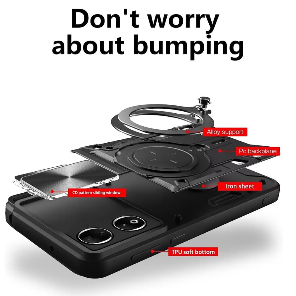 Techsuit - CamGuard Pro - Honor X7b / X7b 5G / 90 SMART - modrá - náhled 2