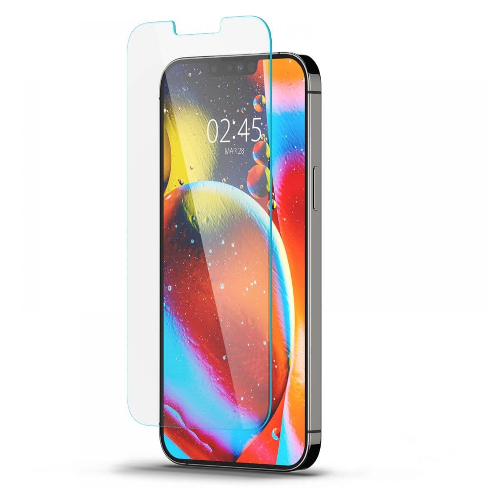 Spigen Glas.tR Slim iPhone 13 13 Pro 14 16e Čiré - náhled 2