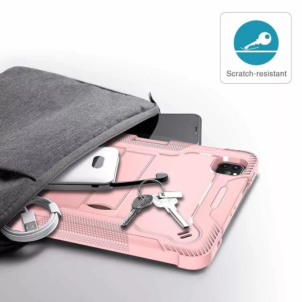Techsuit Rugged TabShell a Ochranné Sklo pro iPad Pro 11 Rose Gold - náhled 2