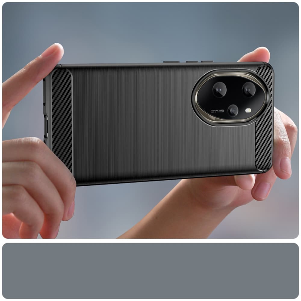 Techsuit Karbon Silikon Honor 200 Pro Černý - náhled 2