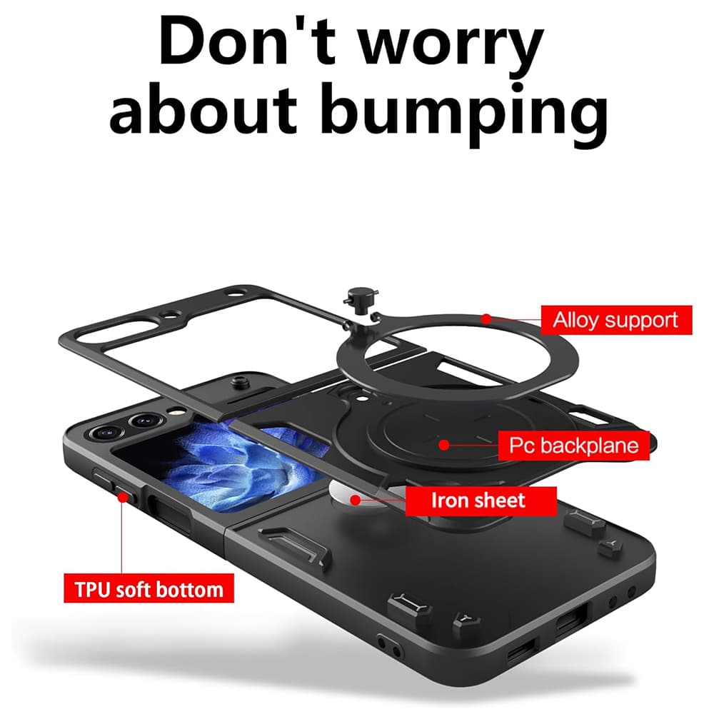 Techsuit CamGuard Pro Samsung Galaxy Z Flip6 Flip7 FE Černá - náhled 2