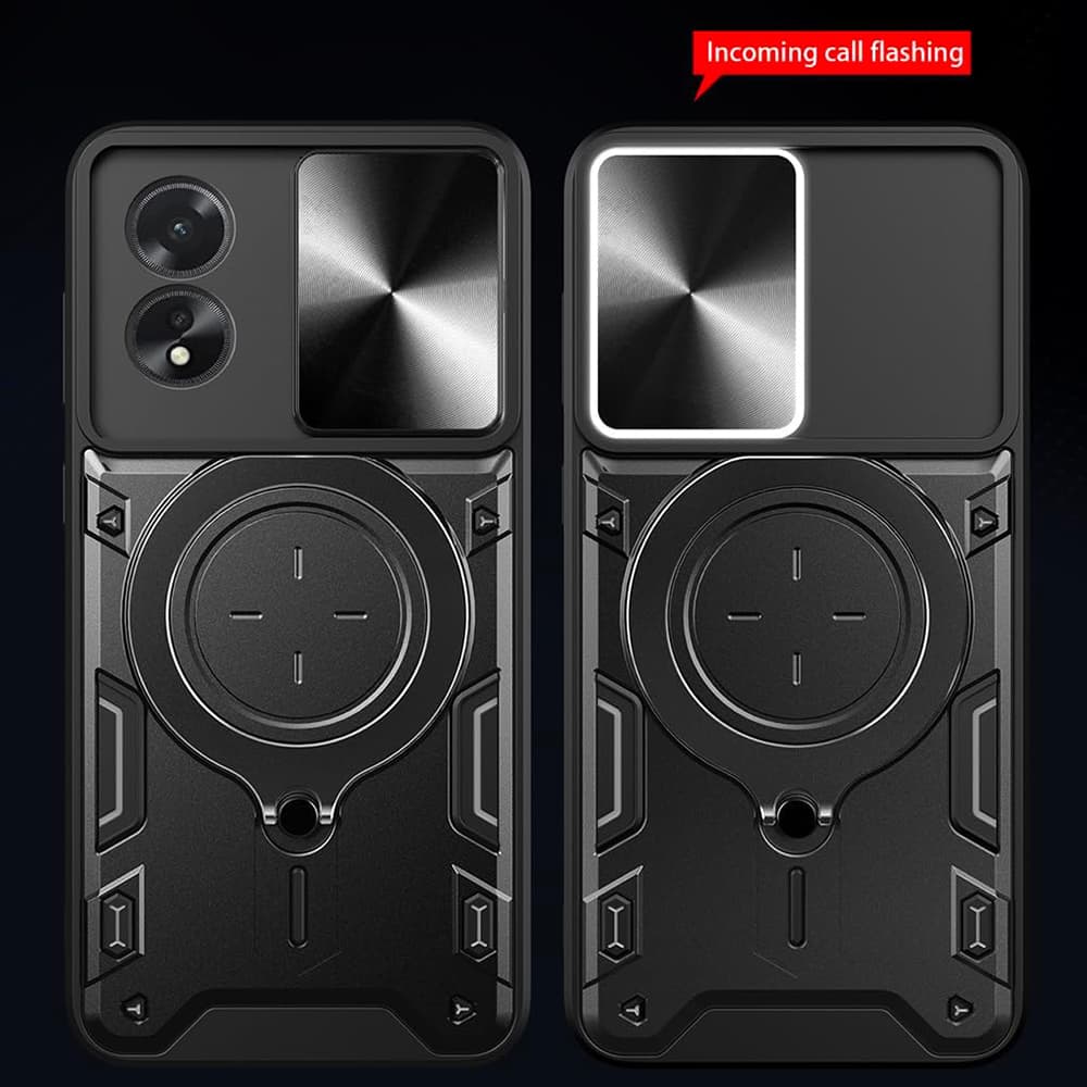Techsuit CamGuard Pro Oppo A60 4G Červený - náhled 2