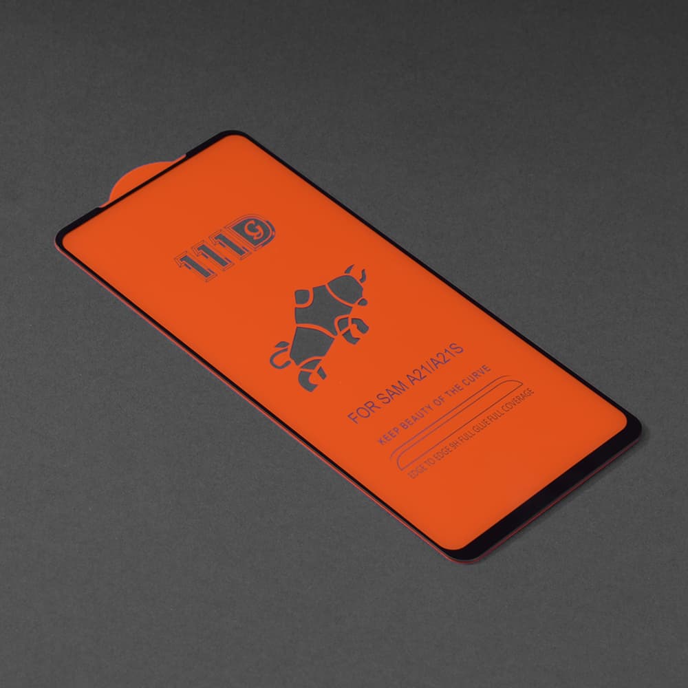 Techsuit 111D Celoplošné Celolepicí Sklo Samsung Galaxy A21s A21 Černé - náhled 2