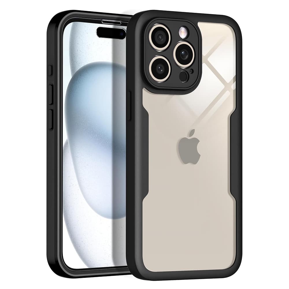 Techsuit ColorVerse 360 Series Ochranné sklo iPhone 16 Pro Fialová - náhled 2
