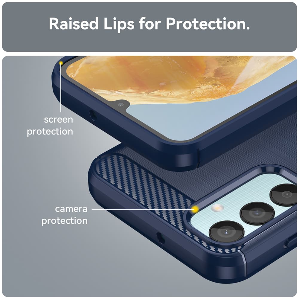 Techsuit Karbon Silikon Oppo Reno12 Černá - náhled 2