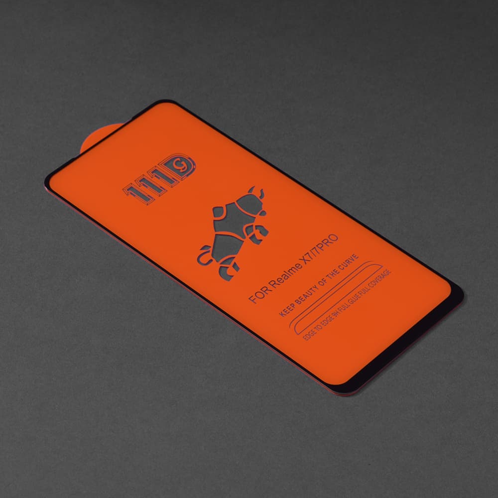 Techsuit 111D Celoplošné lepené sklo Oppo Reno4 Lite Black - náhled 2