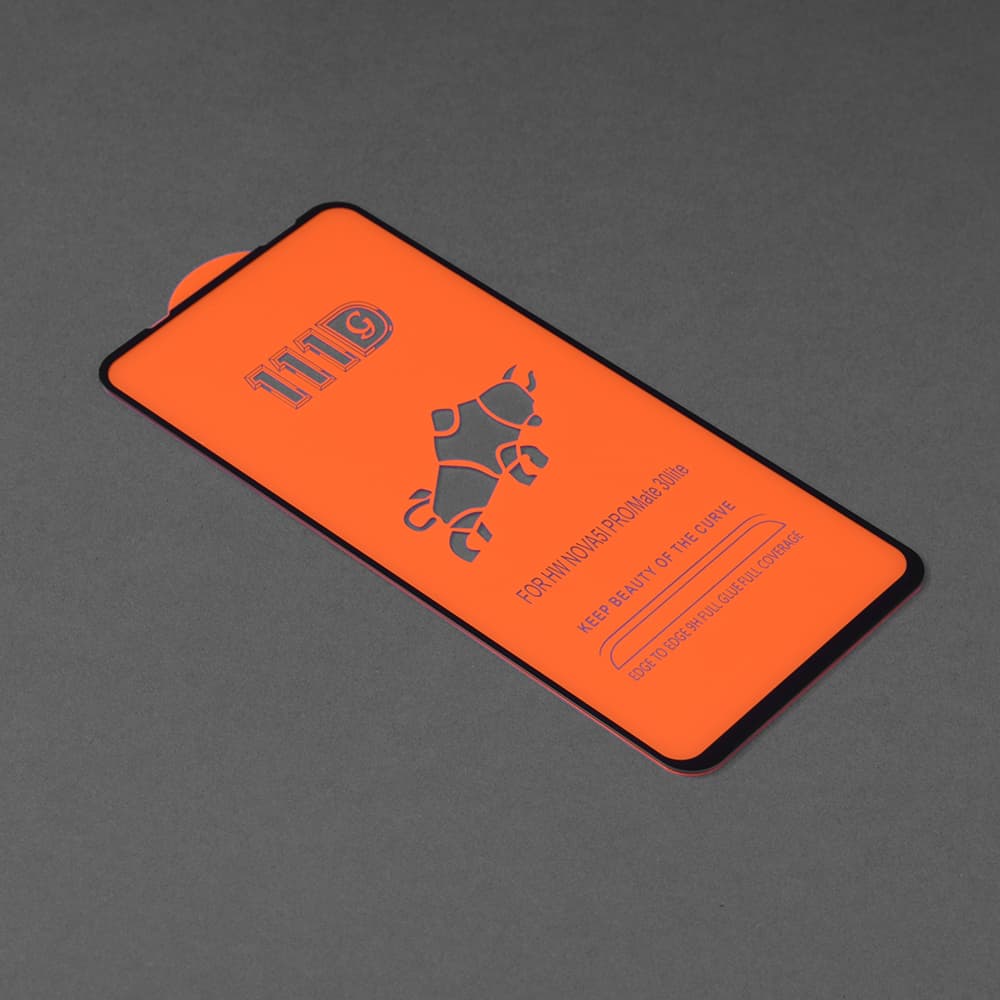 Techsuit 111D Celoplošné lepené sklo Huawei nova 5T Honor 20 černé - náhled 2