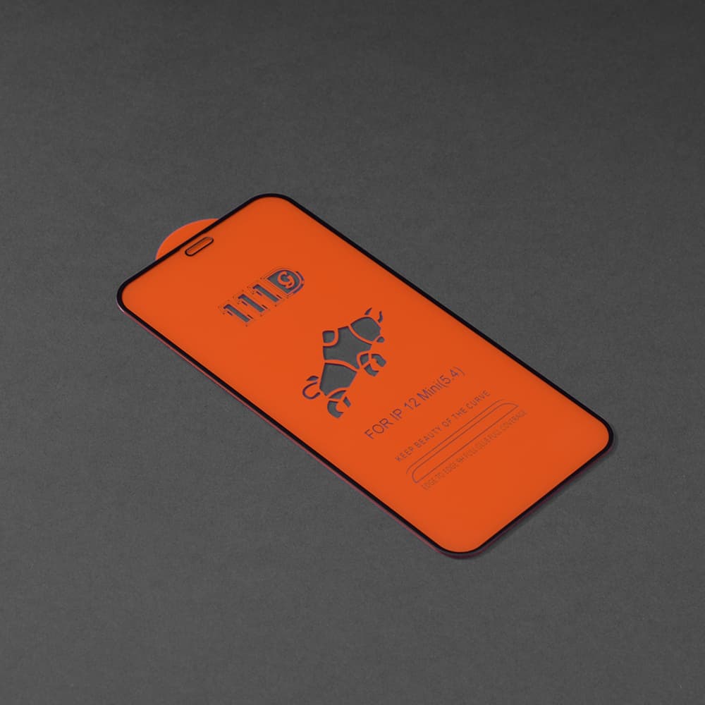 Techsuit 111D Full Cover Full Glue Glass iPhone 12 mini Černá - náhled 2