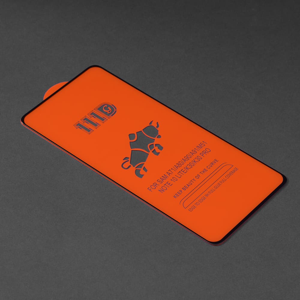 Techsuit 111D Celoplošné sklo Samsung A71 4G 5G M51 Note 10 Lite Černé - náhled 2
