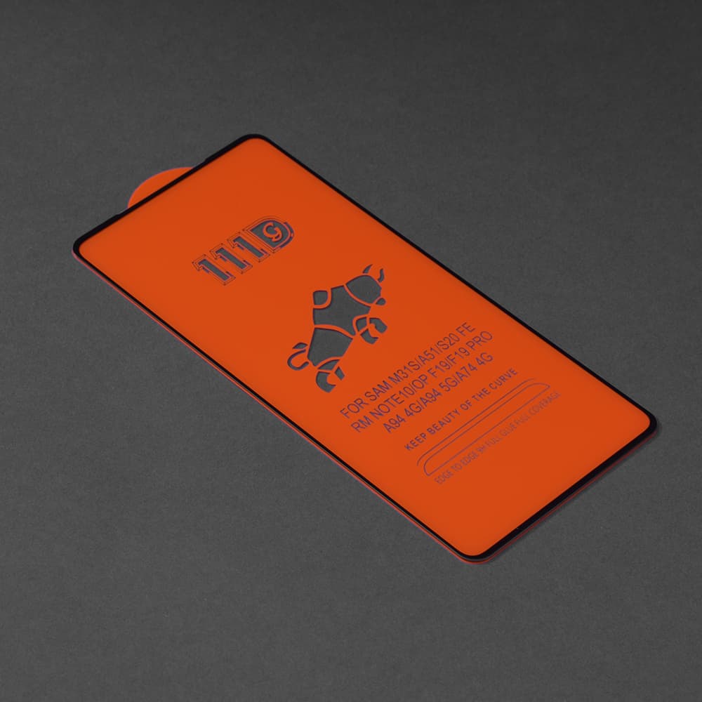 Techsuit 111D Celoplošné sklo Samsung A51 4G 5G Černé - náhled 2
