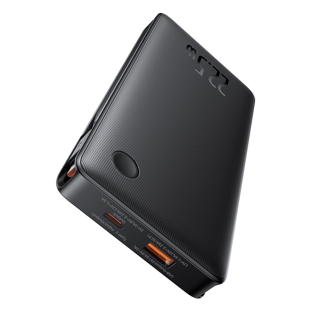 Baseus Power Bank Airpow Air Lite 10000mAh 22.5W Black - náhled 2
