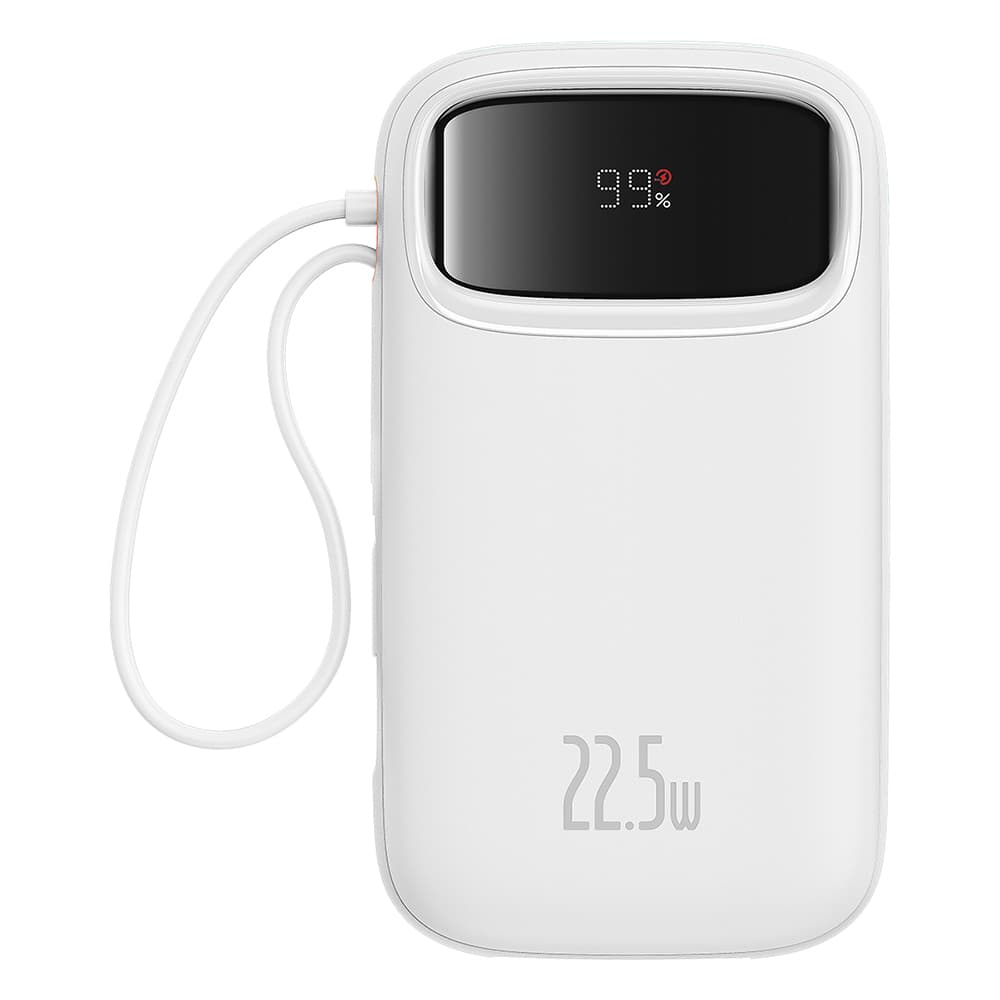 Baseus Power Bank Qpow Pro+ 20000mAh 22.5W Lightning White - náhled 2
