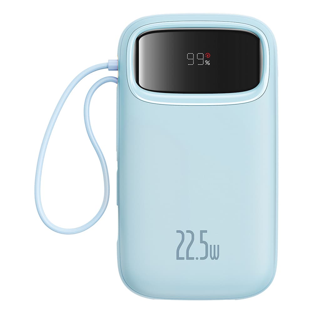 Baseus Powerbanka Qpow Pro+ 20000mAh s kabelem Type-C Modrá - náhled 2