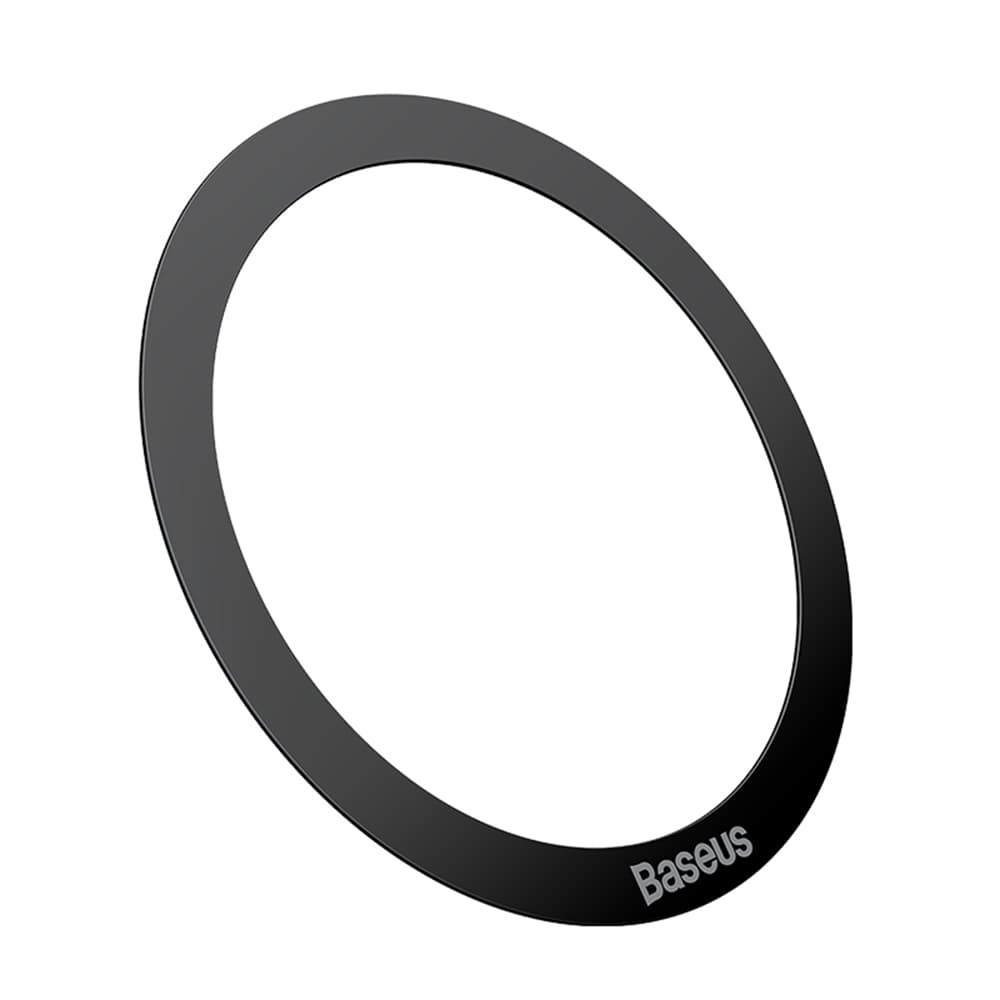Baseus - (balení 2 ks) magnetický kroužek Metal Ring Series (PCCH000001) - univerzální kroužek na telefon pro Samsung, iPhone - černý - náhled 2