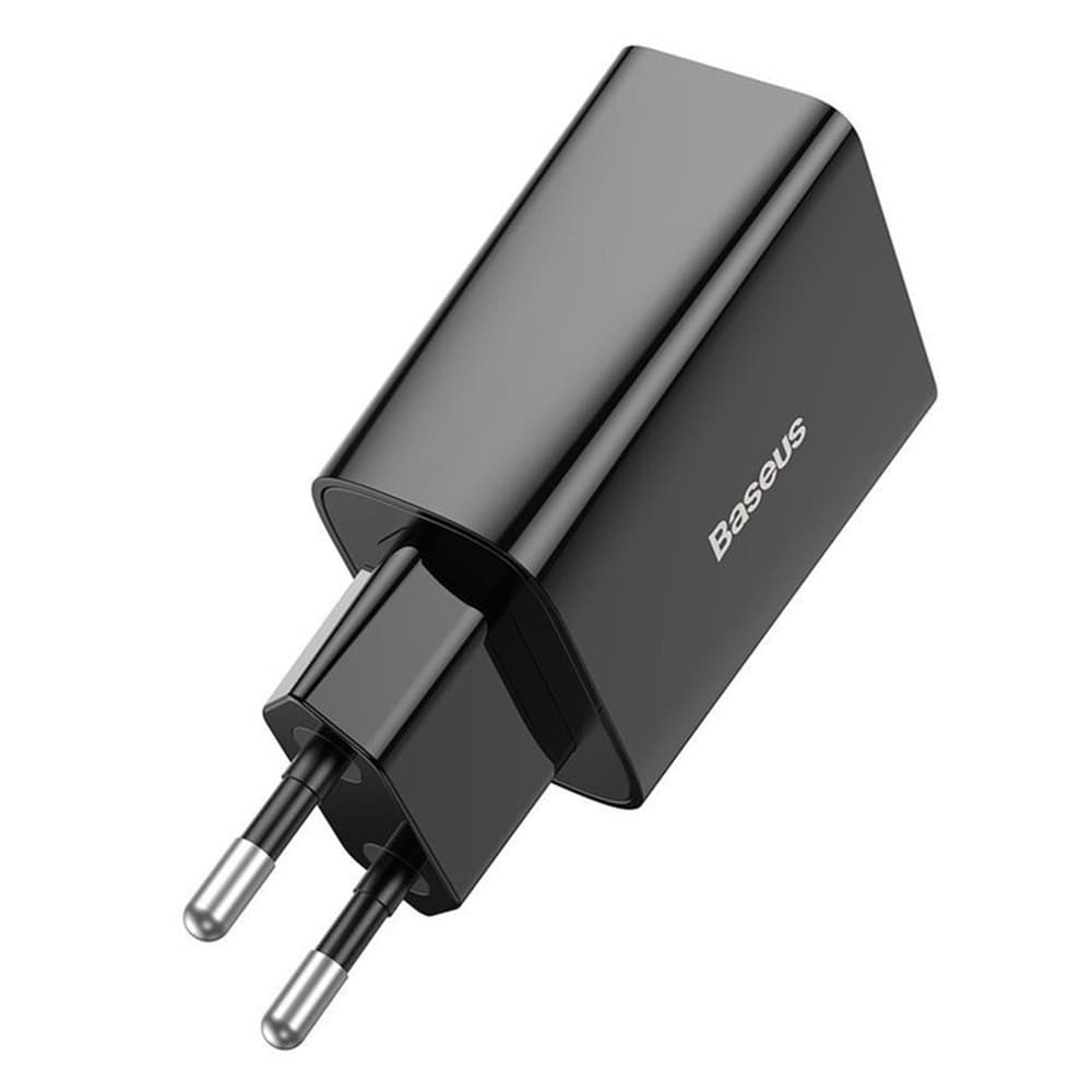 Baseus Speed Mini Nástěnná nabíječka 20W Type-C Černá - náhled 2