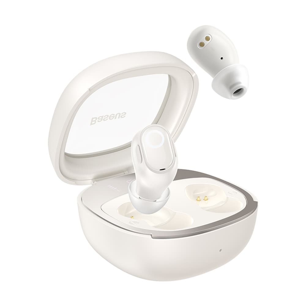 Baseus WM02+ Sluchátka TWS Bluetooth V5.3 Creamy White - náhled 2