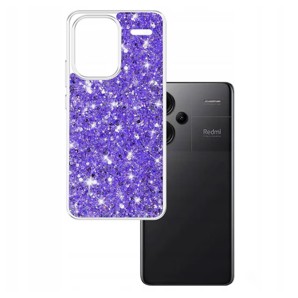 Techsuit Třpytivý Fialový Xiaomi Redmi Note 13 Pro+ 5G - náhled 2
