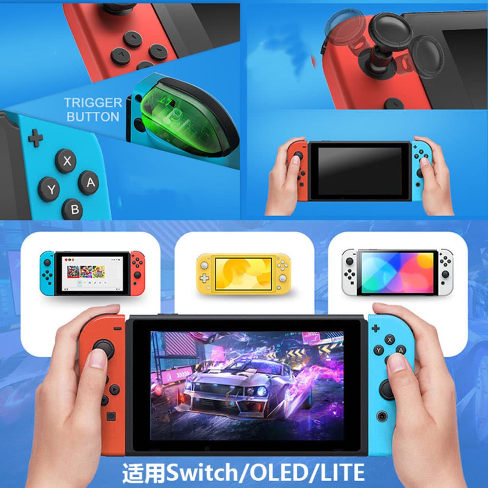 Bezdrátový ovladač Techsuit Switch červenomodrý - náhled 2