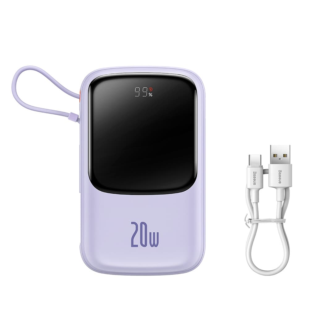 Baseus Power Bank Qpow Pro PPQD030005 20000mAh 20W fialová - náhled 2