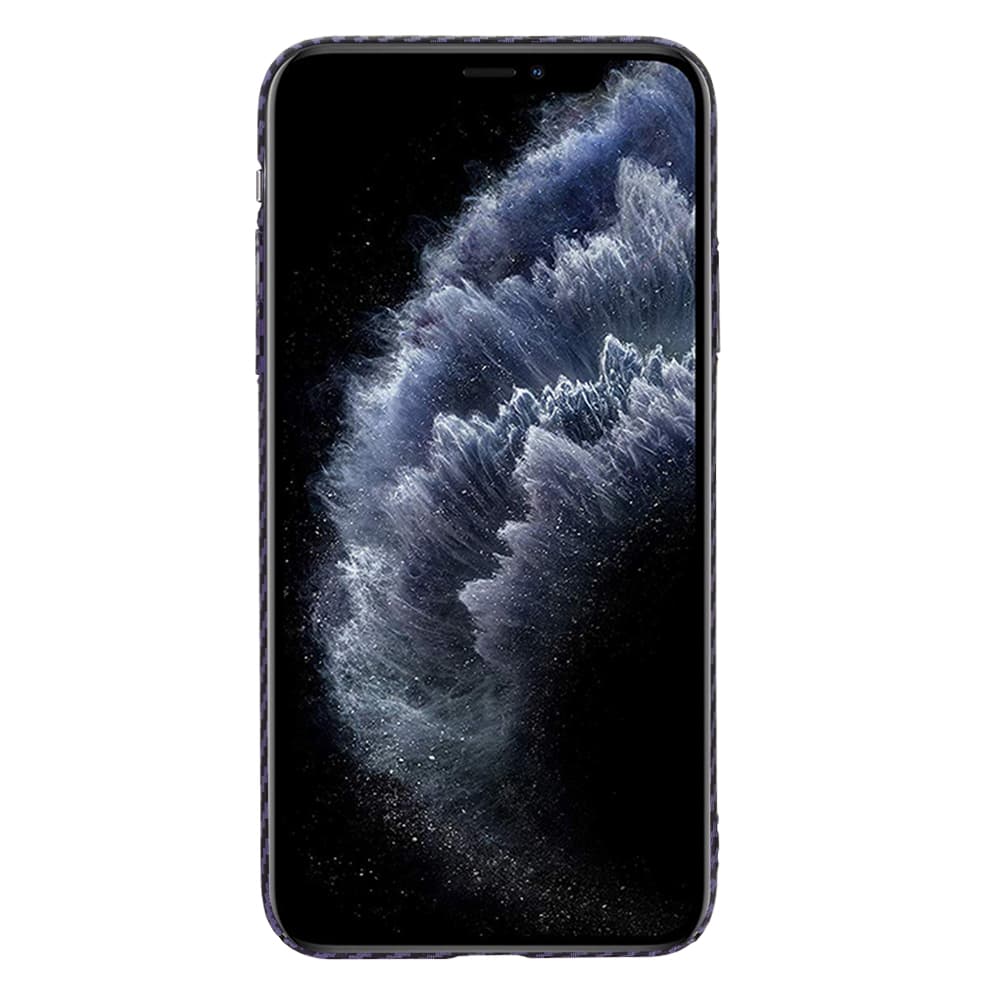 Techsuit Carbonite FiberShell iPhone 11 Pro Max Fialový - náhled 2