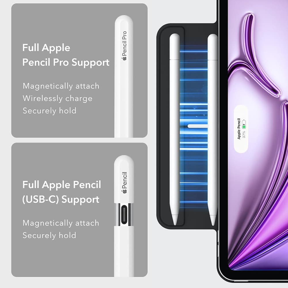 ESR Rebound Magnetic iPad Pro 12.9 2022 Air 13 2025 Černá - náhled 2