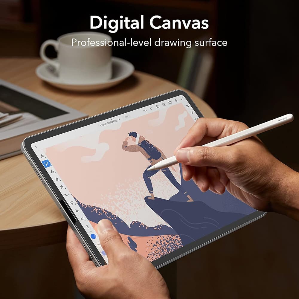 ESR Paper-Feel (2 kusy) iPad Pro 12.9 (2018 2020 2021 2022) matný průhledný - náhled 2