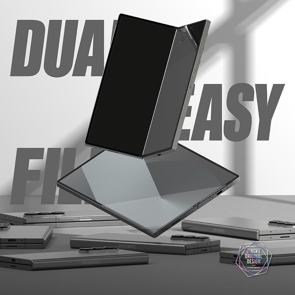 Ringke Dual Easy Full 2 kusy Samsung Galaxy Z Fold6 Čiré - náhled 2