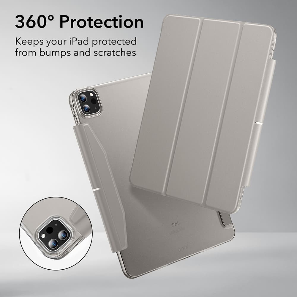ESR Ascend Trifold iPad Pro 13 2024 2025 Šedý - náhled 2