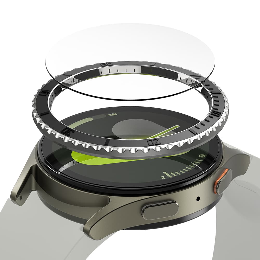 Ringke Prémiový Bezel Samsung Galaxy Watch7 40mm Black Pattern3 - náhled 2